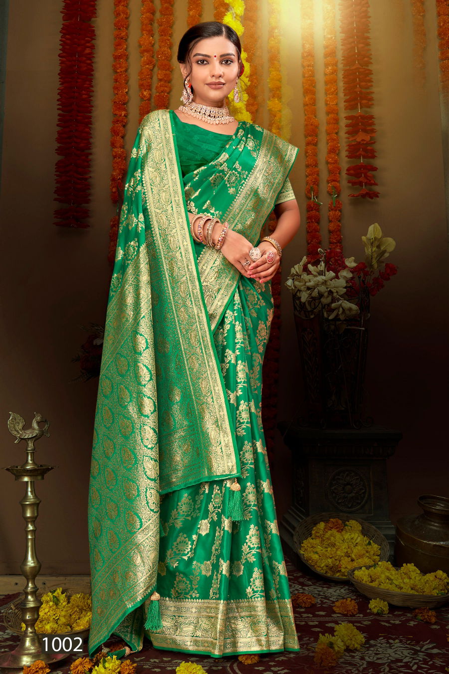 Milan Satin Silk Vol 2 By Saroj Satin Silk Designer Sarees Wholesale Shop In Surat	